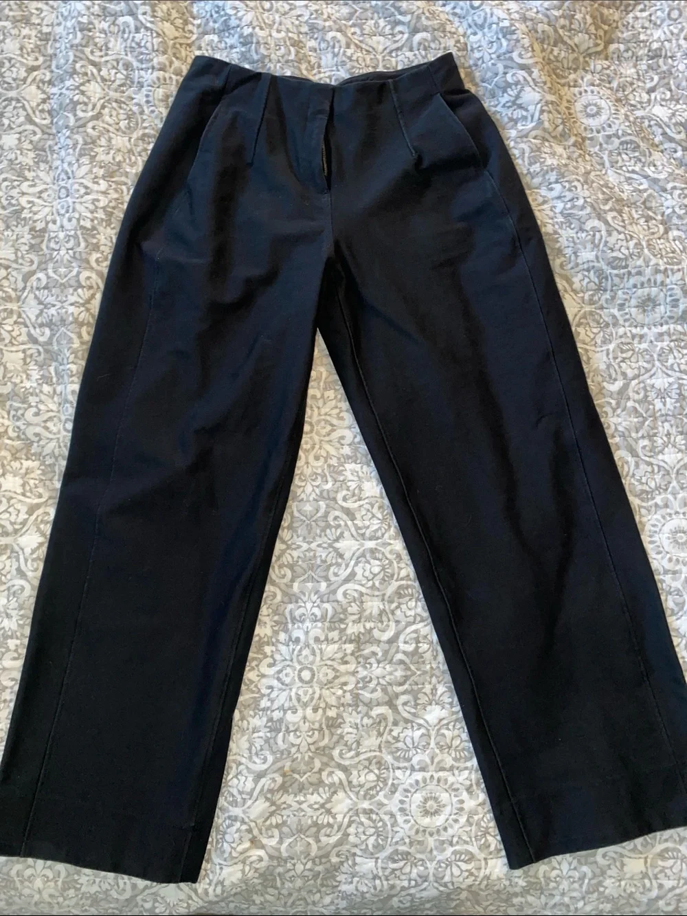 lululemon athletica Black Straight-Leg Dress Pants